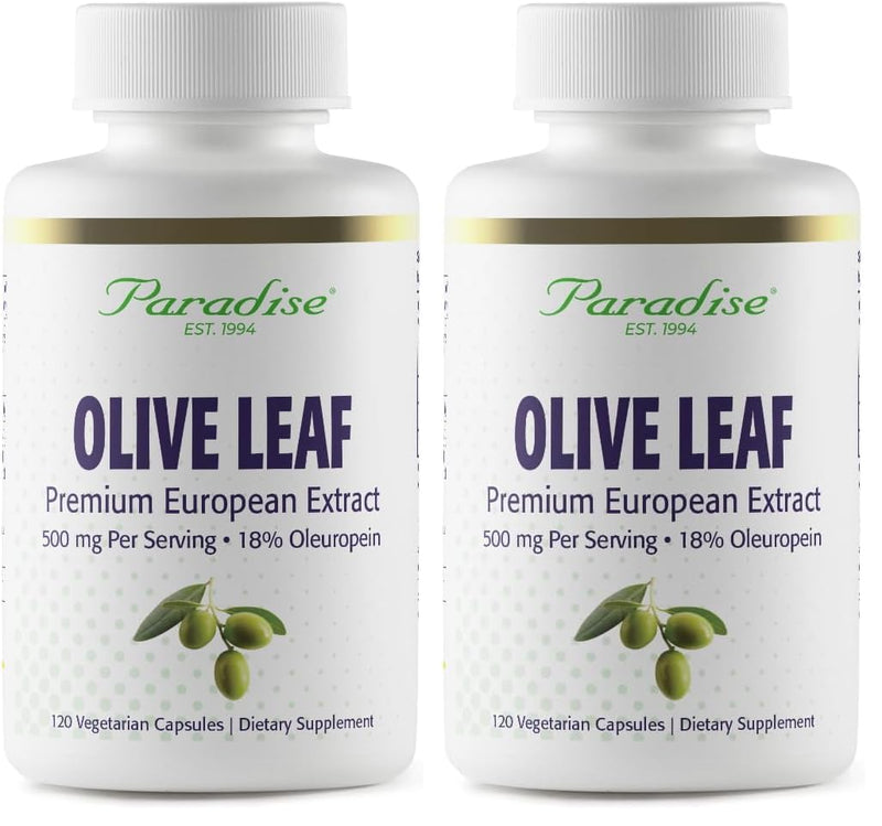 Paradise Olive Leaf Extract – Andalusian Olive Trees, 120 Veg Caps (Pack of 2)