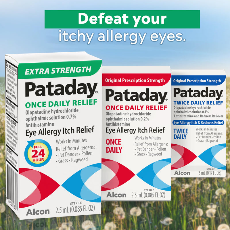 Pataday Twice Daily Relief, 0.17 Fl Oz | Alcon Eye Allergy Relief