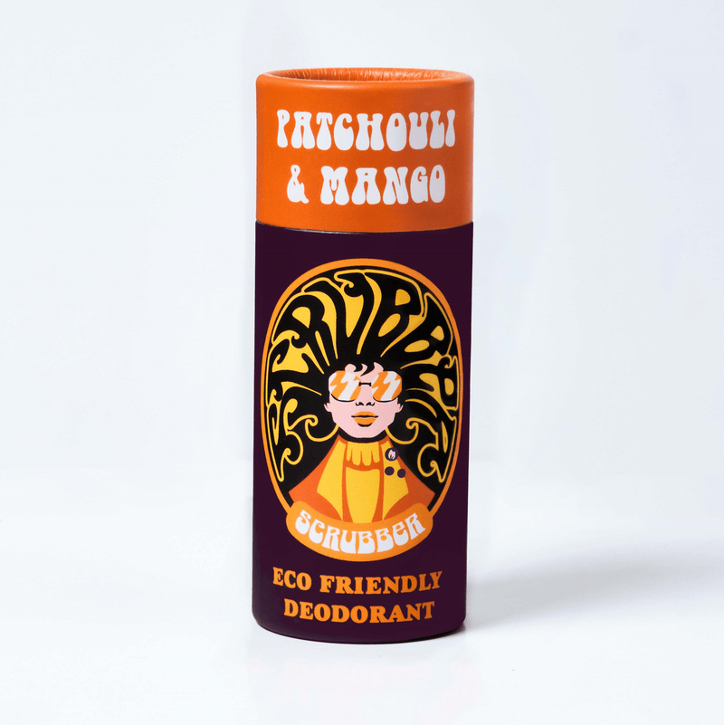 Patchouli & Mango Roll On Eco Friendly Deodorant, Plastic Free Extra Sensitive Anti Perspirant