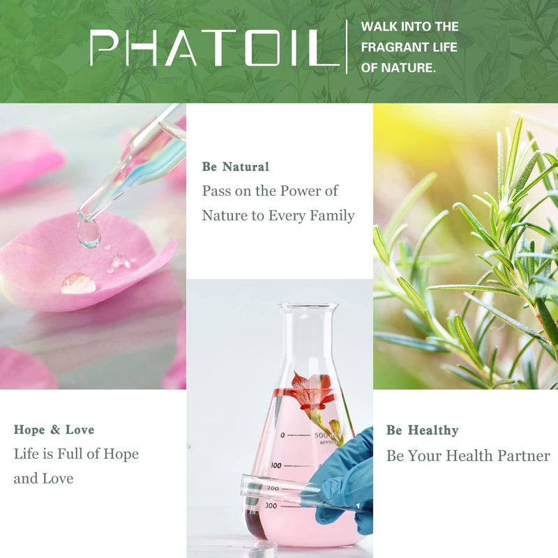 Patchouli Essential Oil 100ml – PHATOIL Pure Aromatherapy for Diffuser & DIY