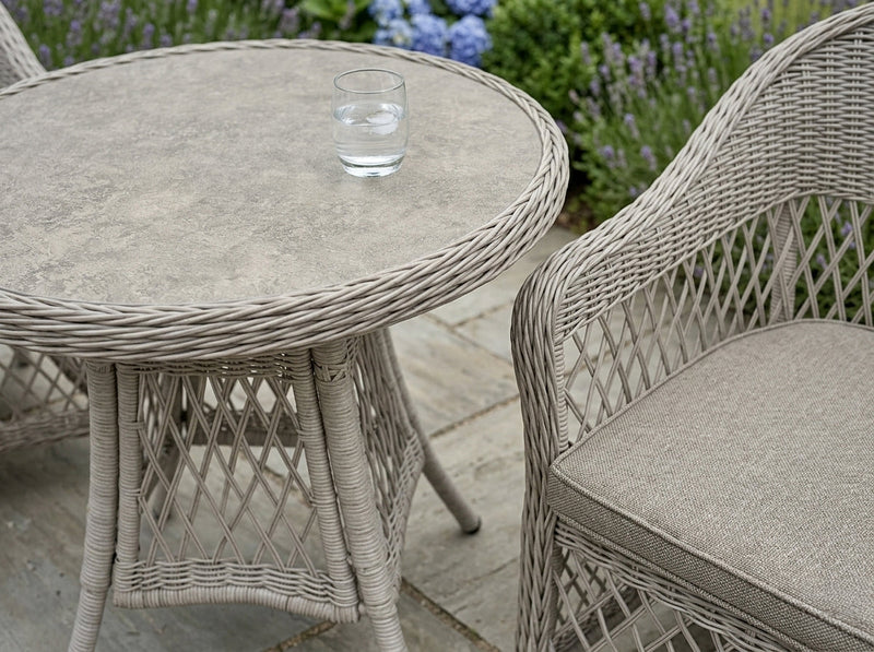 Cotswold Wicker 2 Seater Bistro Set
