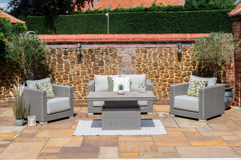Winslow Deep Seating Lounge Set with Height Adjustable Table
