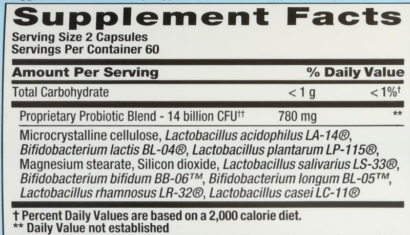 PB8 Pro-biotic Acidophilus 120-count (Value Pack of 2) - Probiotic Supplement