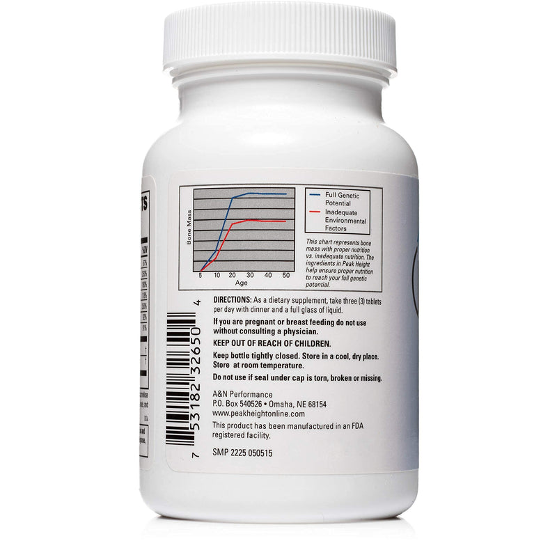 Peak Height Growth Supplement - Doctor-Developed Height Support (12 Pack)