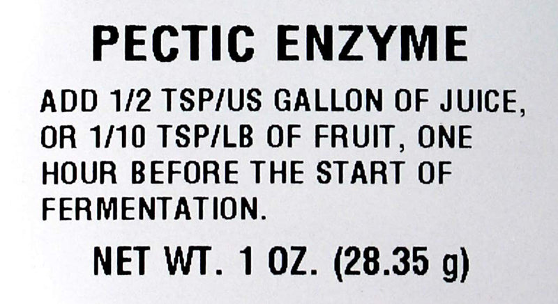 Pectic Enzyme (Powder) - 1 oz