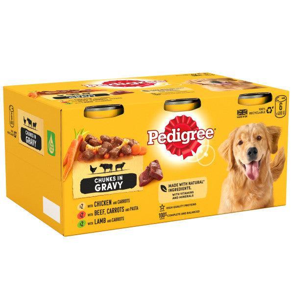 Pedigree Tins Country Casseroles in Gravy 6 x 400g - Case of 4