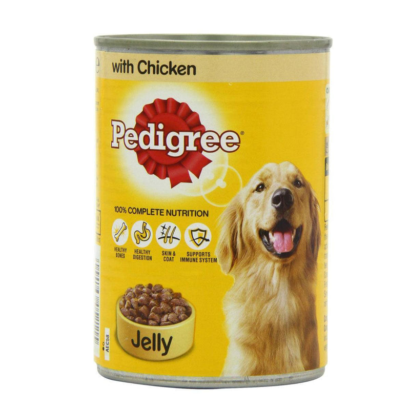Pedigree Chicken Chunks in Jelly Tins 385g - Case of 12