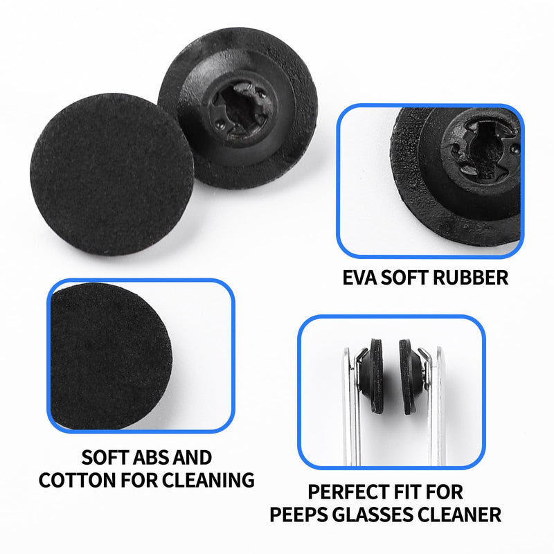 Eyeglass Cleaner Pads Replacement for Peeps CarbonKlean Eyeglass Cleaner - 10 Pcs