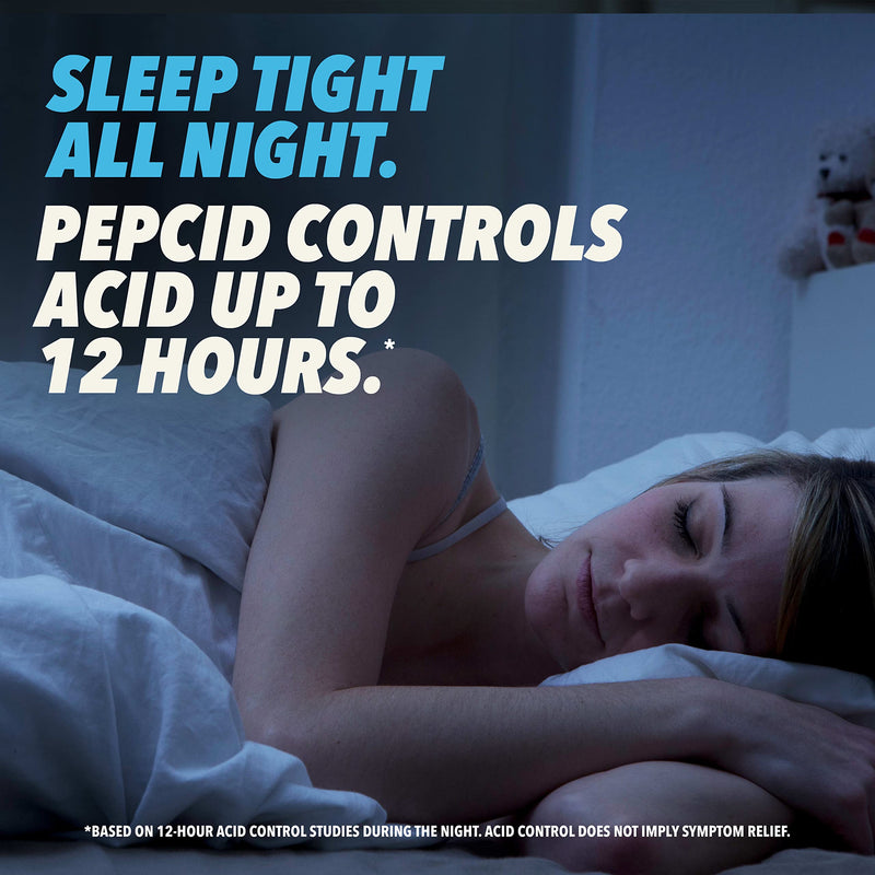 Pepcid AC Maximum Strength Heartburn Relief Tablets 50 ct – Fast-Acting 20 mg Famotidine