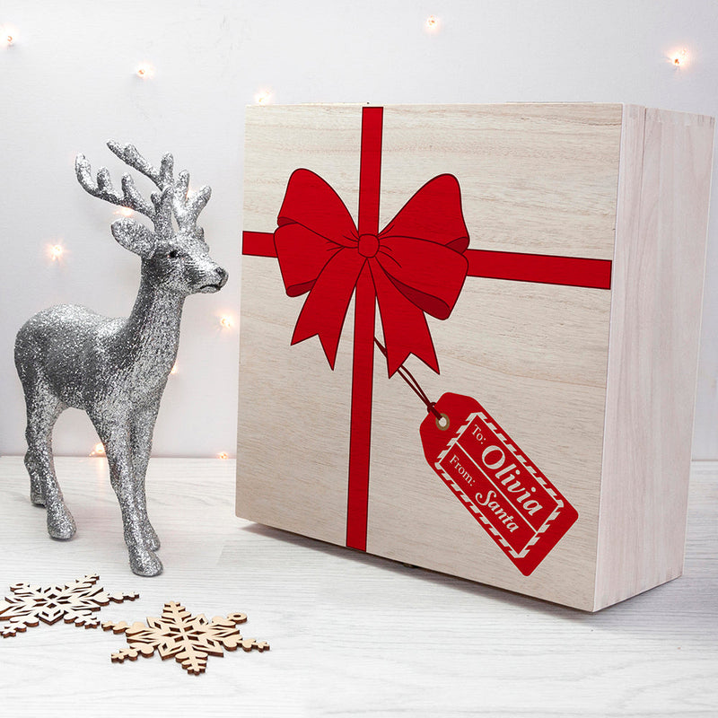 Personalised Christmas Present Christmas Eve Box