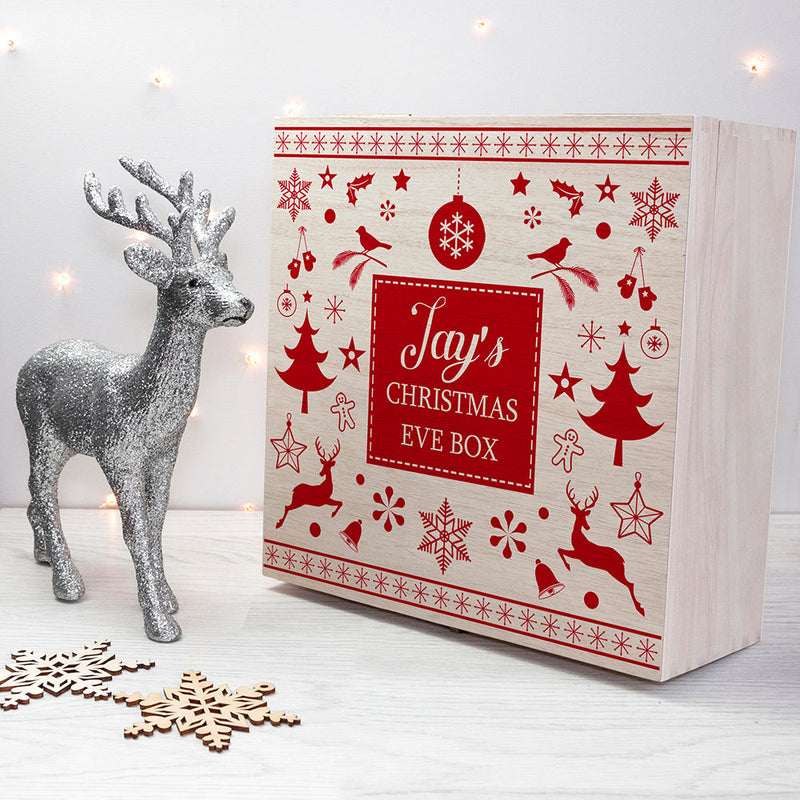 Personalised Festive Scandi Christmas Eve Box