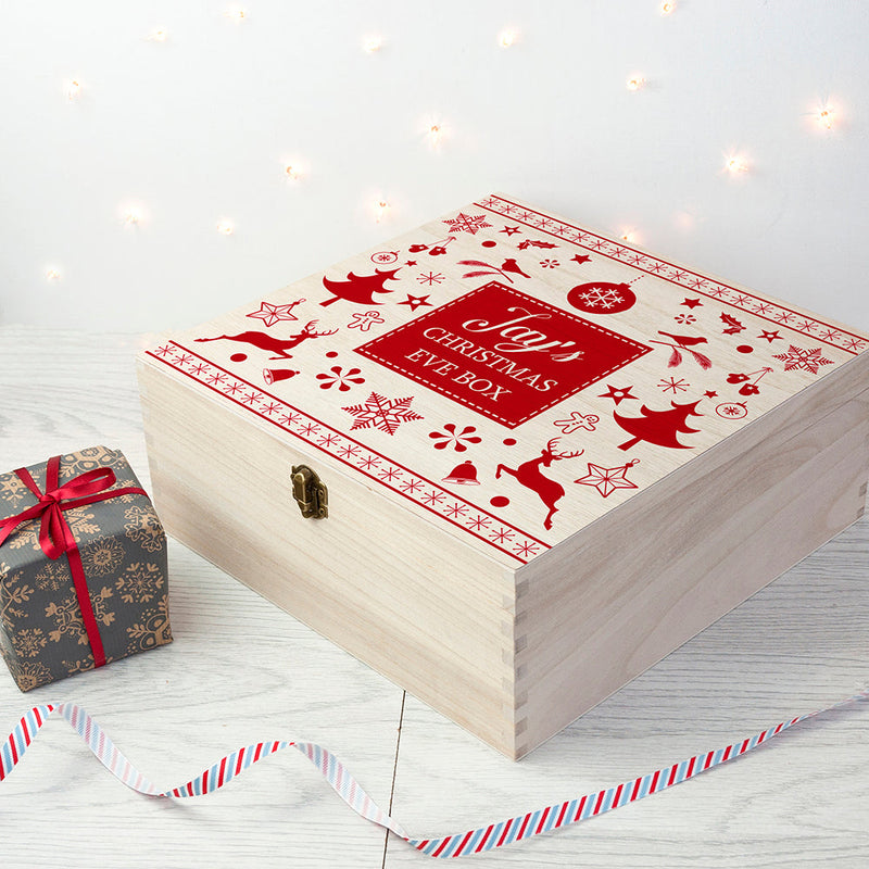 Personalised Festive Scandi Christmas Eve Box