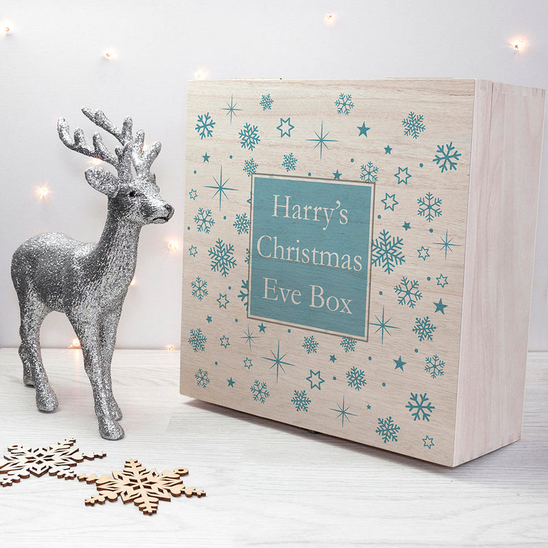 Personalised Snowflake Christmas Eve Box
