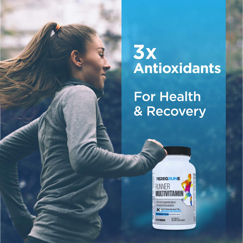 PEREGRUNE Runner Multivitamin & Omega-3 Bundle | Energy, Endurance & Joint Support for Runners