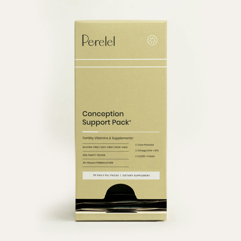 Perelel Conception Support Pack – Prenatal Multivitamin with DHA, COQ10 & Folate