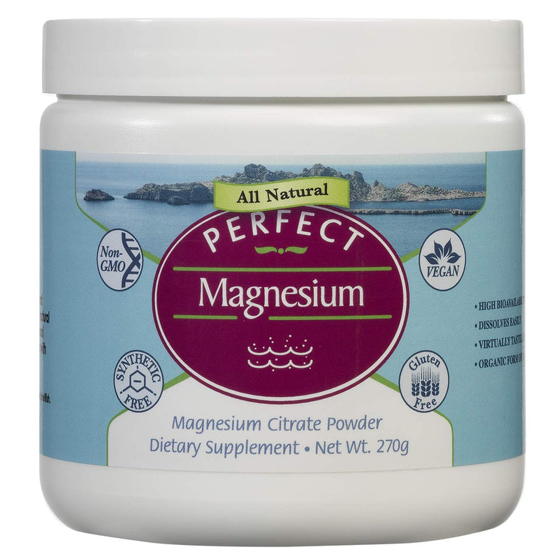 Perfect Magnesium Citrate Powder - 270g | 100% Pure & Natural