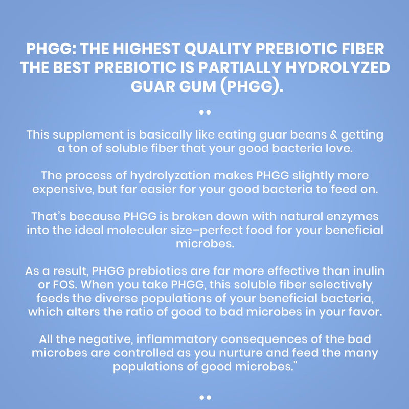 PERFECT PASS Prebiotic PHGG Powder – 210g, Natural, Gluten Free, Non-GMO, Kosher, Sugar Free
