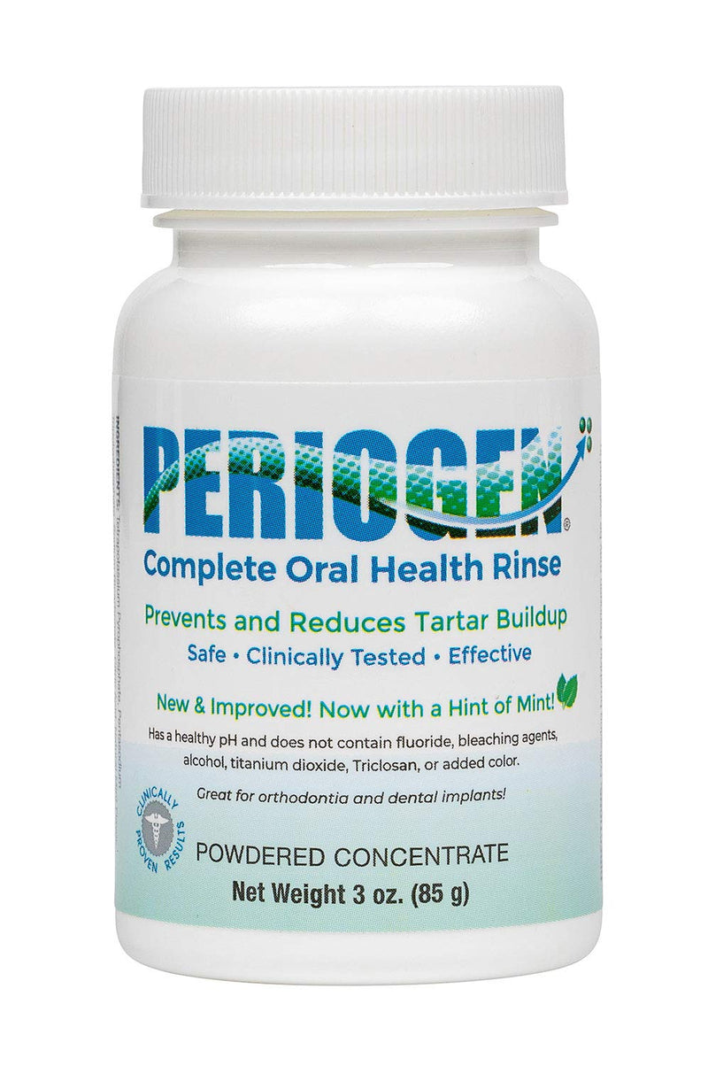 Periogen Complete Oral Health Rinse (Hint of Mint) - The Only Product in the World Clinically Proven to Reduce Dental Tartar Buildup