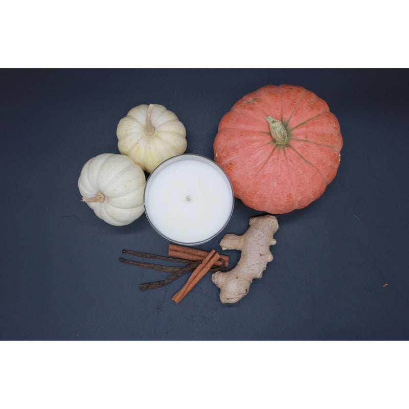 PERIPETI Home Pumpkin Ginger Scented Candle | 8.5oz Soy Wax, Cozy Fall Aromatherapy