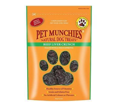 Pet Munchies Beef Liver Crunch 90g - Case of 8
