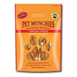 Pet Munchies Chicken Twists Dog Treats 80g - Case of 8