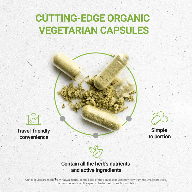 Secrets of the Tribe Parsley USDA Organic 60 Capsules | Vegetarian Capsules