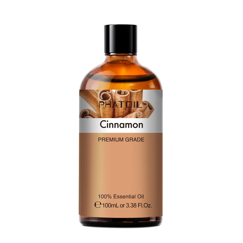 PHATOIL Cinnamon Essential Oil 100ml - Aromatherapy Diffuser Oil