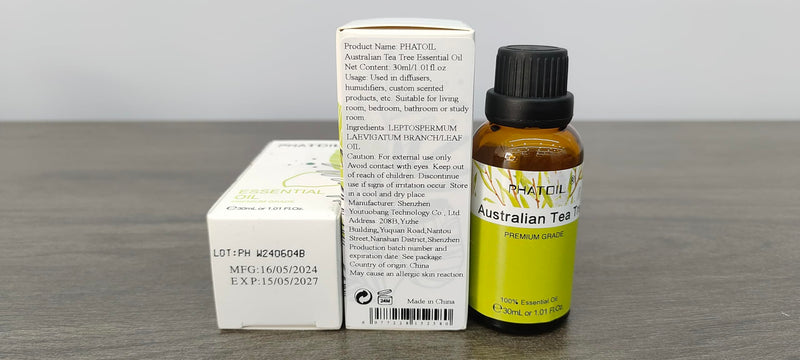 Australian Tea Tree Essential Oil 30ml | PHATOIL Pure Aromatherapy