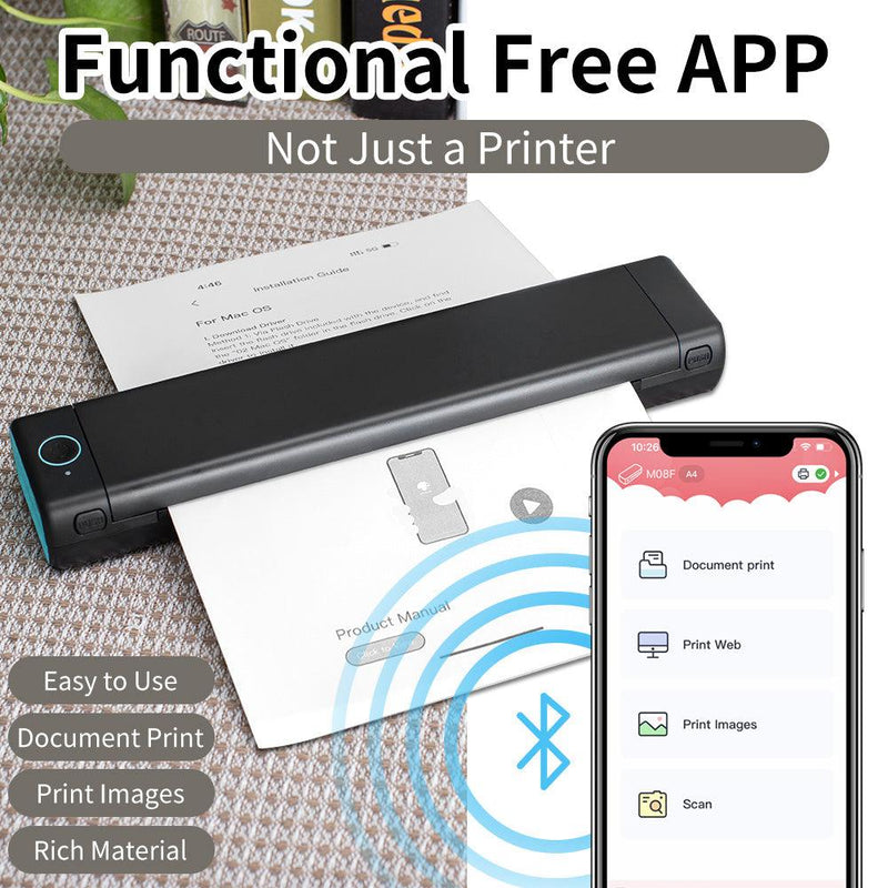 Phomemo M08F A4 Wireless Portable Thermal Printer