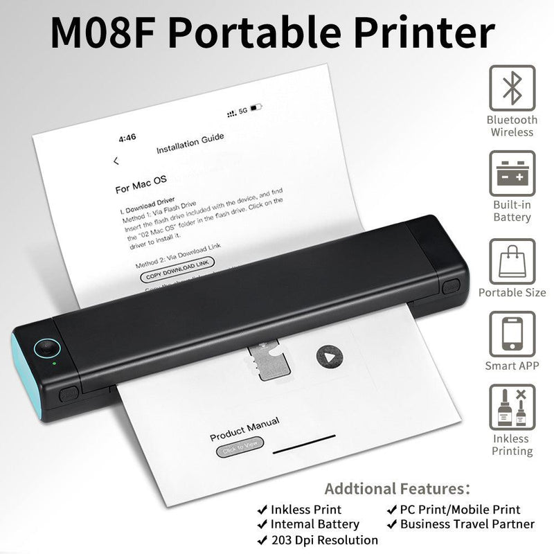 Phomemo M08F A4 Wireless Portable Thermal Printer