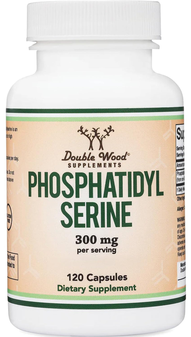 PhosphatidylSerine 300mg per Serving – 120 Capsules | Double Wood