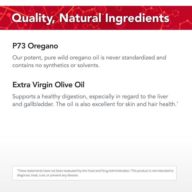 Physician's Strength Wild Oregano Gels Extra Strength - 120 Gelcaps - 100% Wild P73 Oil of Oregano - Non-GMO - 120 Servings