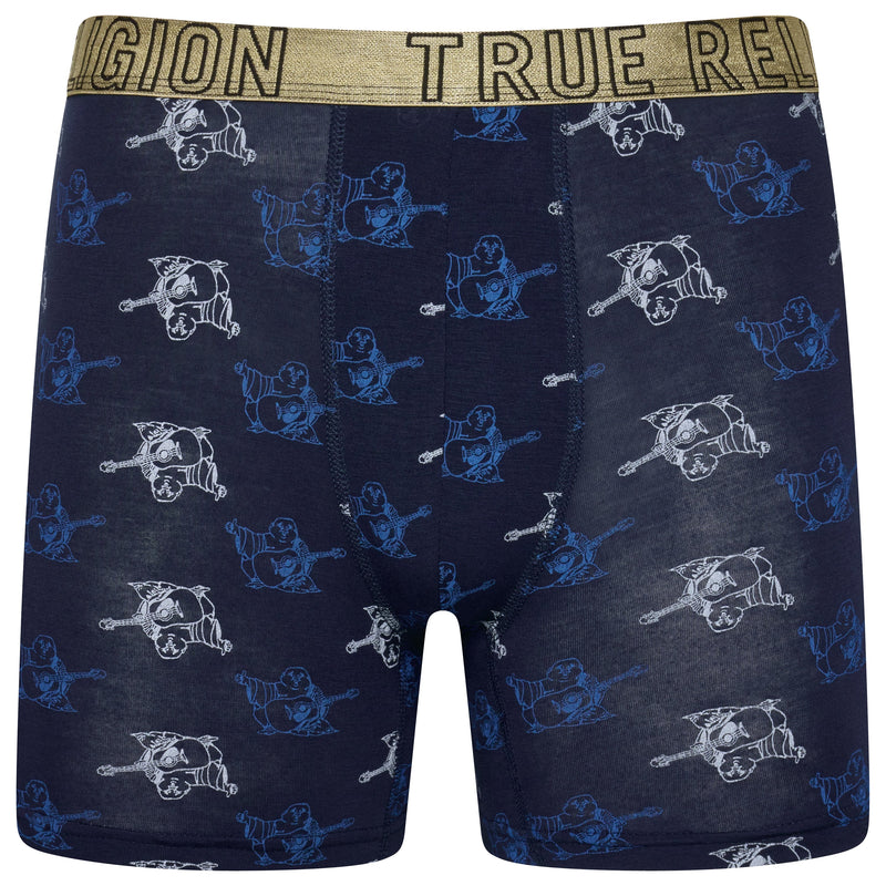 True Religion 4 Pack Fly Front Boxer Briefs