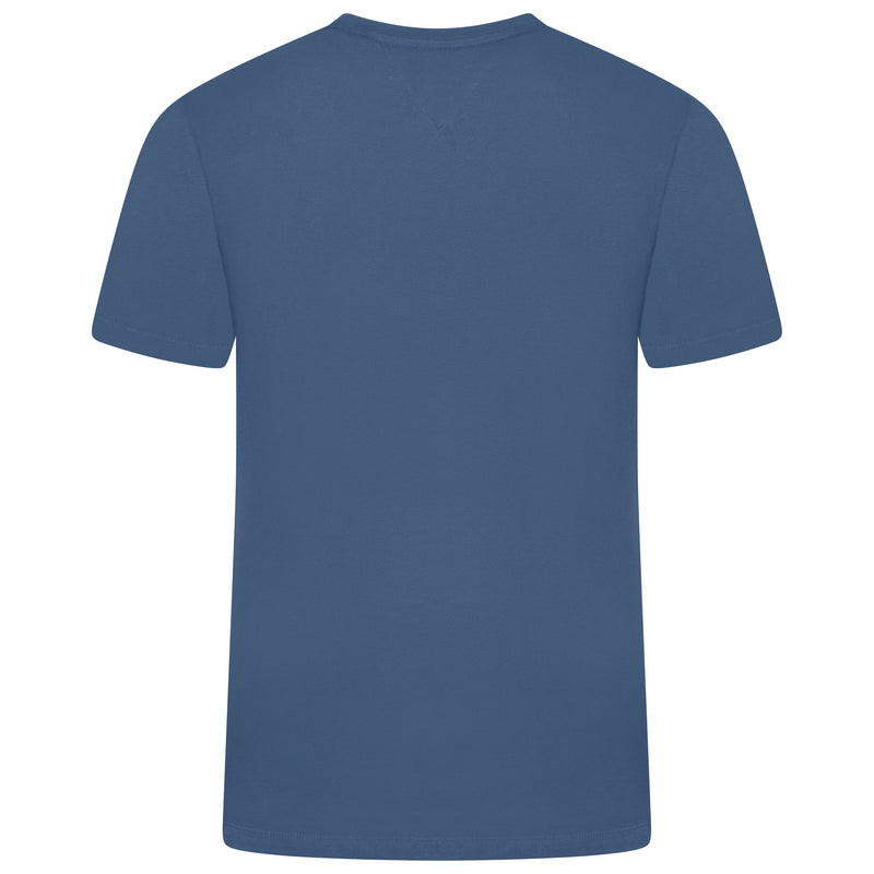 Tommy Hilfiger Flag Embroidery Fitted Crew Neck T-Shirt