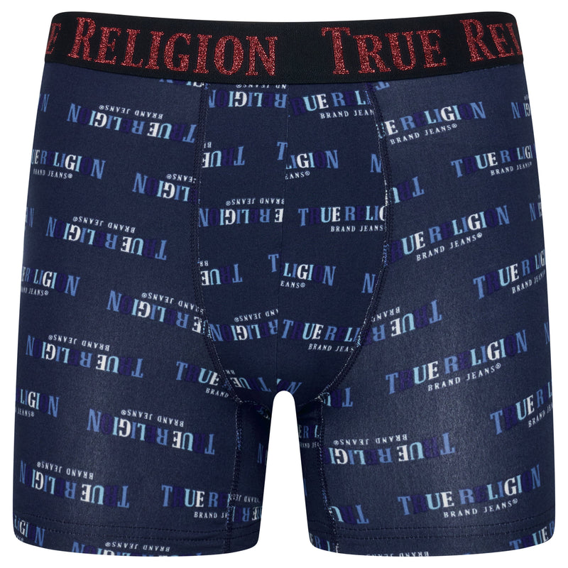 True Religion 4 Pack Fly Front Boxer Briefs