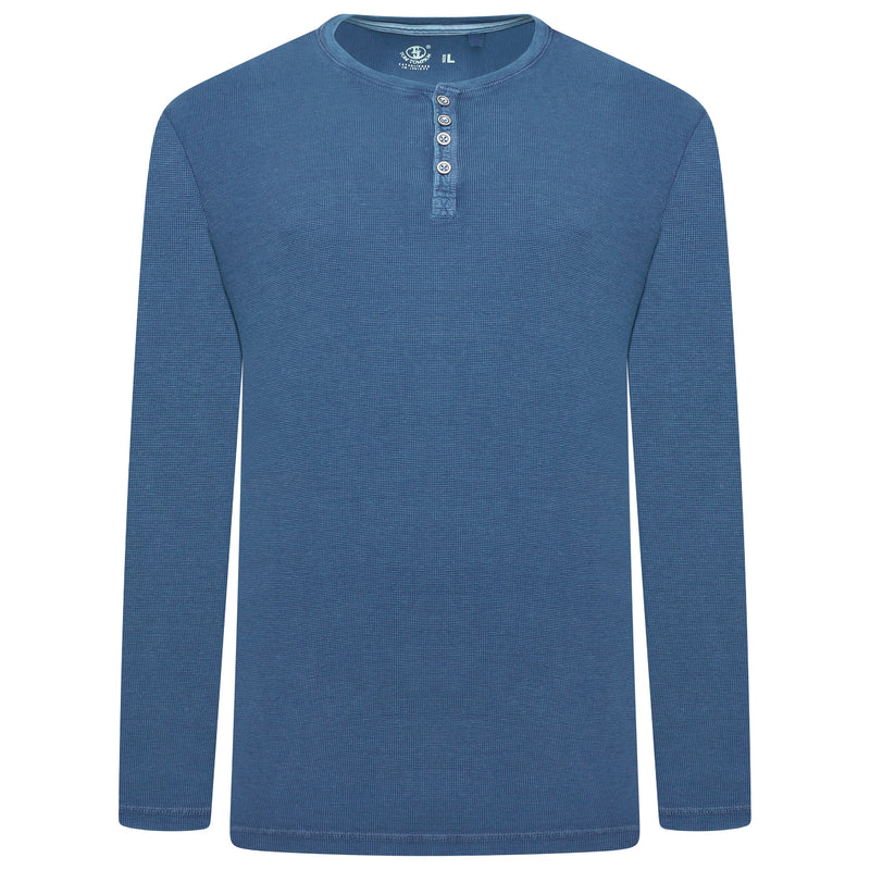 Tom Tompson Thermal Waffle Knit Henley T-Shirt