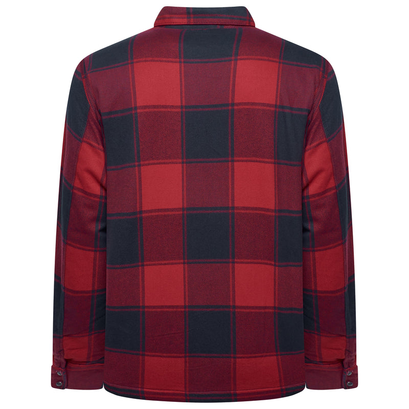 Wrangler Sherpa Lined Flannel Snap Shirt Jacket