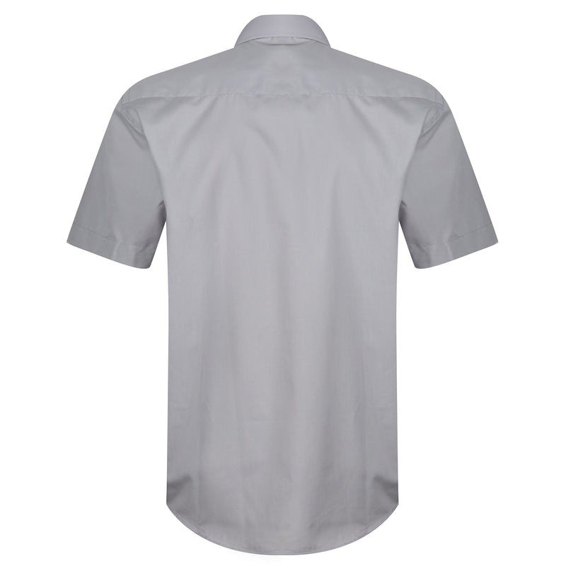Kustom Kit Short Sleeve Button Up Poplin Shirt