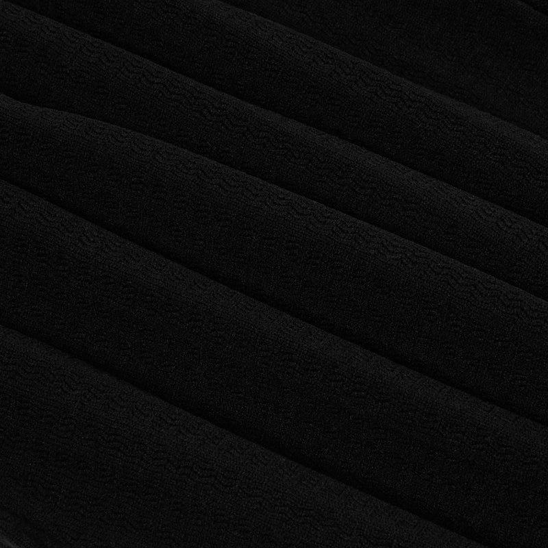 Contempo Half Zip Stretch Ribbed Polo Jumper