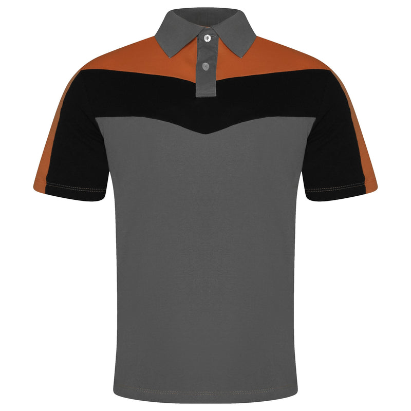 Evryone Contrast Stripe Polo Shirt