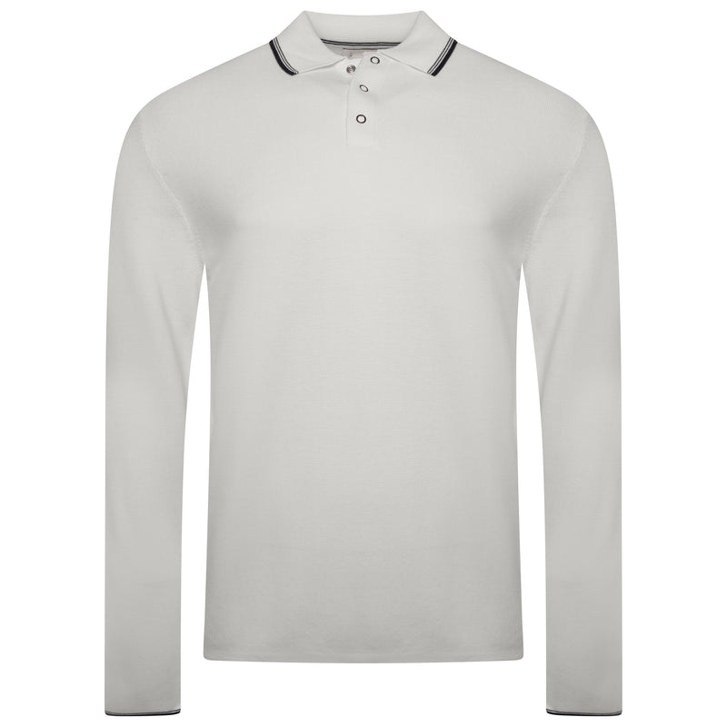 M&S Long Sleeve Cotton Modal Polo Shirt