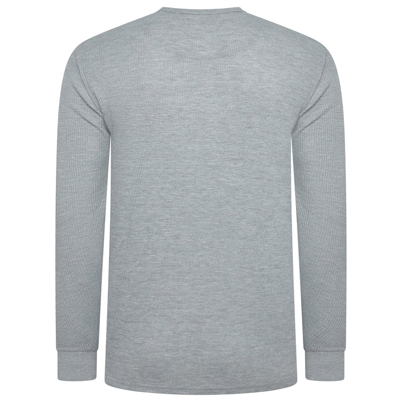 One Brand Crew Neck Waffle Knit T-Shirt