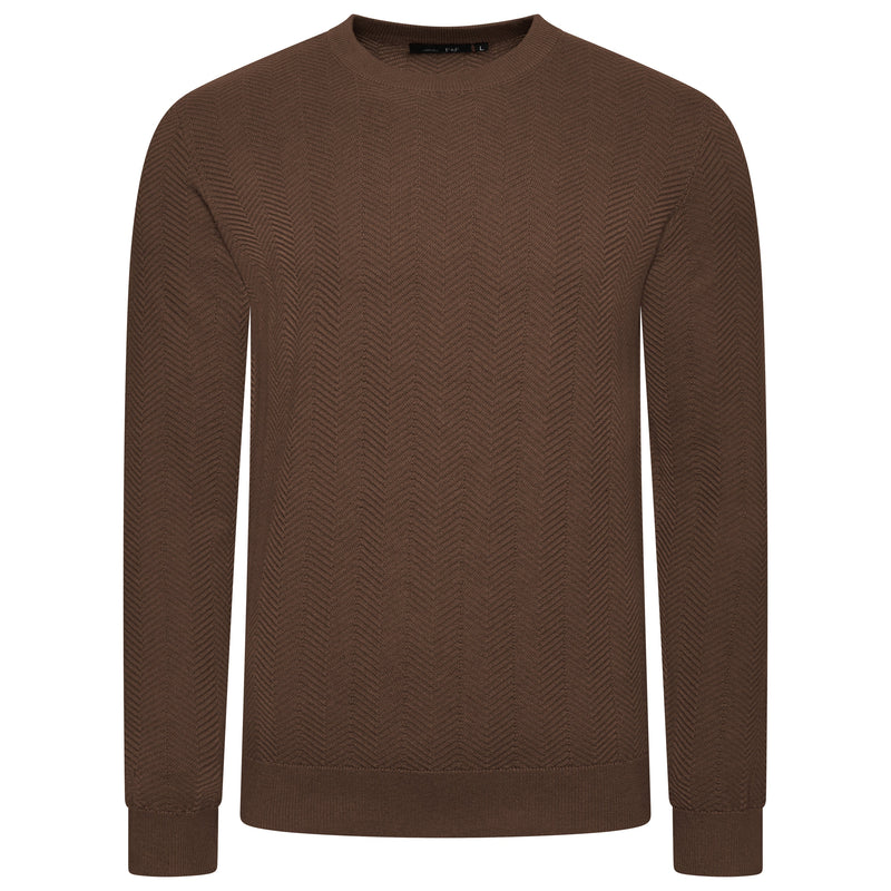 F&F Chevron Knit Pullover Jumper