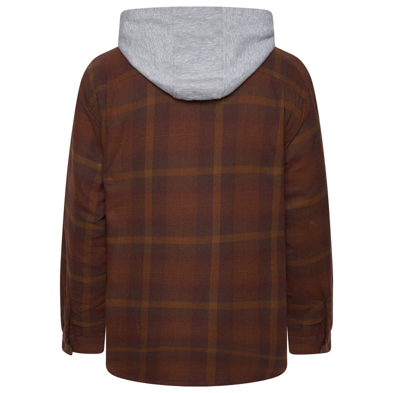 Wrangler Padded Hooded Shirt Jacket