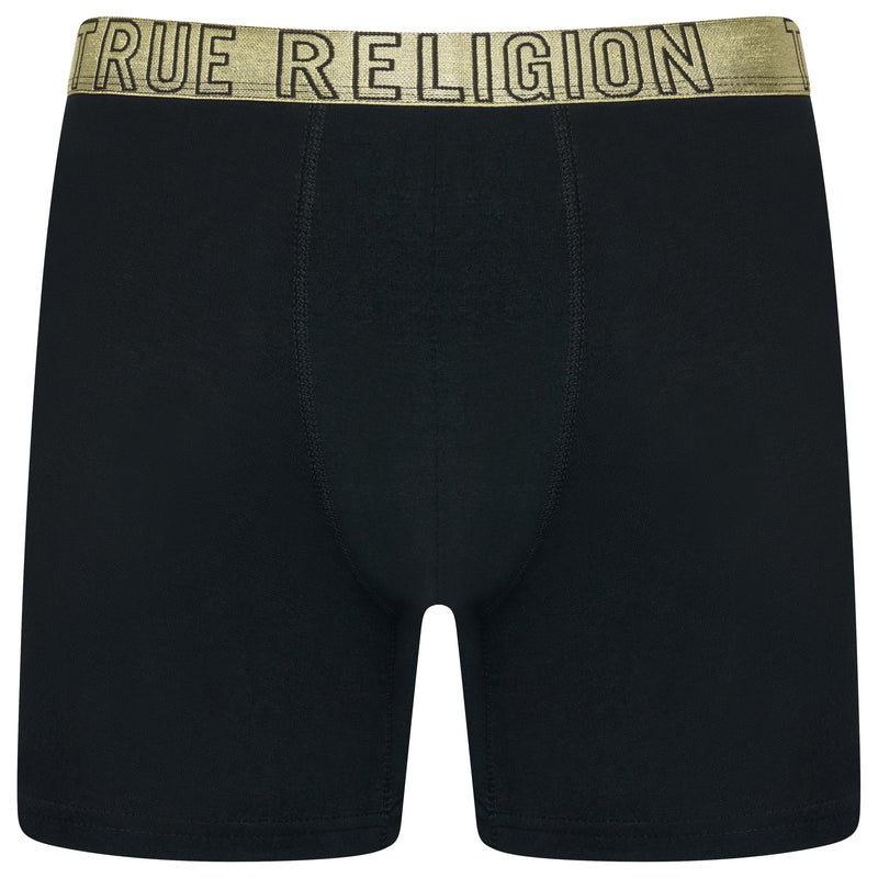 True Religion 4 Pack Fly Front Boxer Briefs