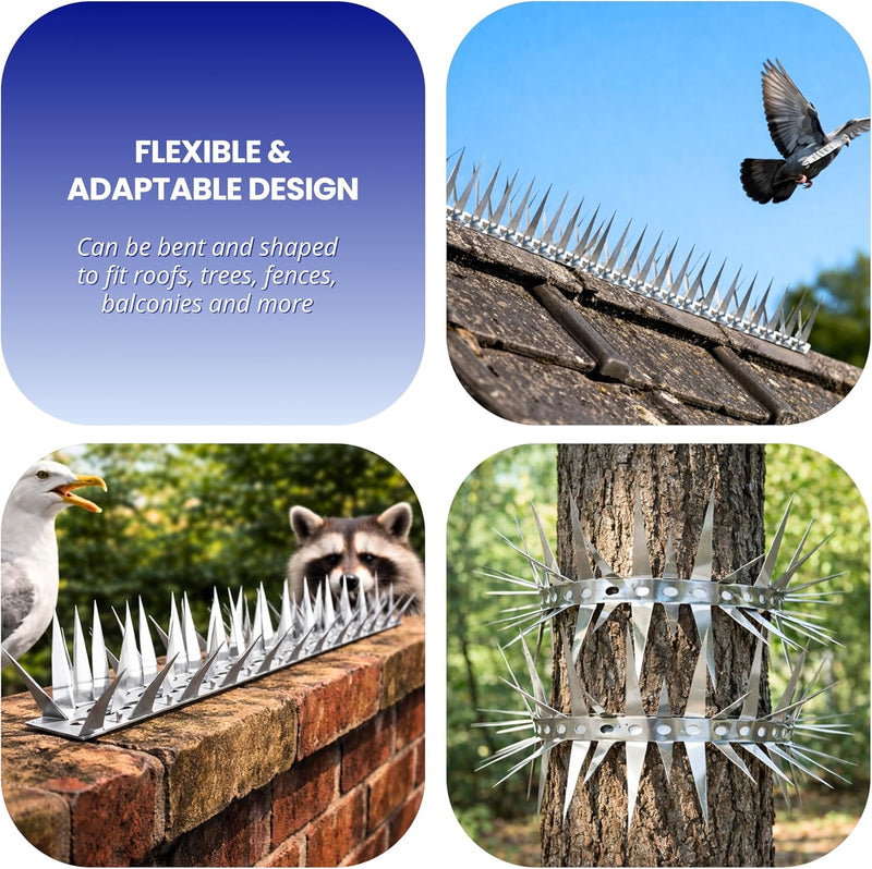 40m Reflective Bird Repellent Scare Tape for Gardens