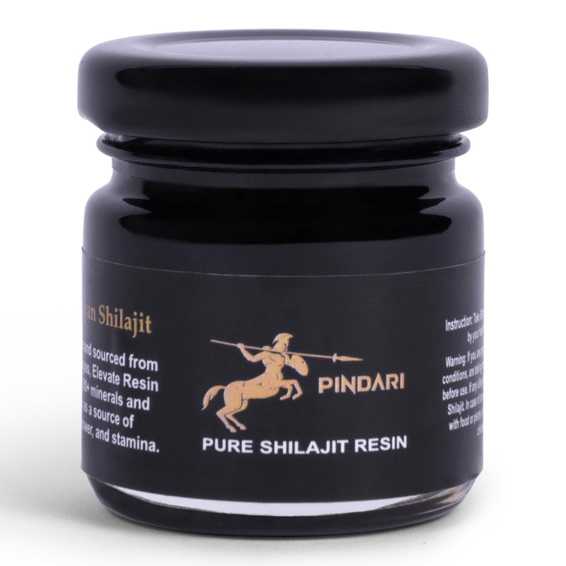 Pindari Shilajit Resin 500mg | High Potency, Energy Boost | Himalayan-Sourced