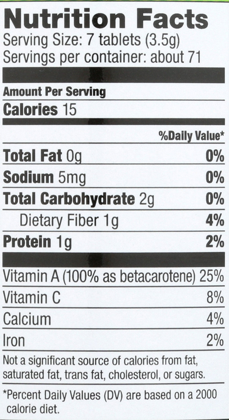 PINES Organic Alfalfa – 500 Count Tablets | Non-GMO, USDA Organic