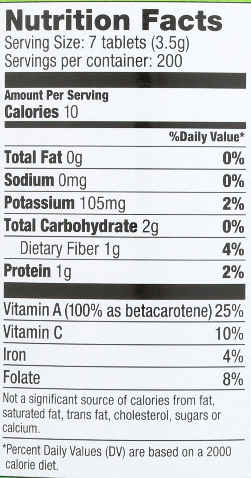 Pines Organic Wheat Grass Tablets – 1400 Count | Gluten Free, Non-GMO, Kosher, Raw, Vegan