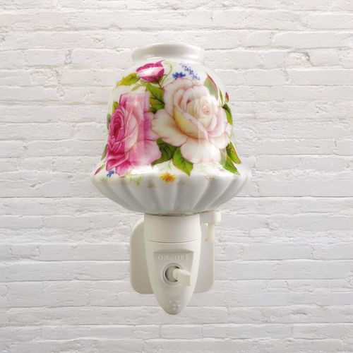 PINK FLORAL NIGHTLIGHT - InStock